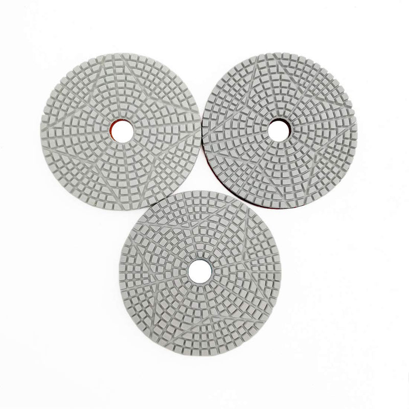 DT-DIATOOL Diamond 3 Step Polishing Pads 4 Inch for Granite Marble Terrazzo(Set of 3 Pieces) Set of 3 Pieces - NewNest Australia