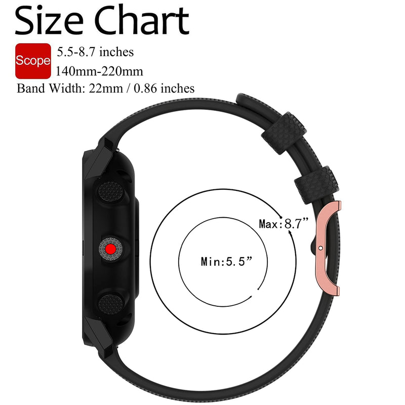 Band for Polar Vantage M2, Quick Release Band Replacement for Polar Grit X/Vantage M/Vantage M2 Fitness Watch (No Tracker, Replacement Bands Only) 5PCS Bands-Girl - NewNest Australia