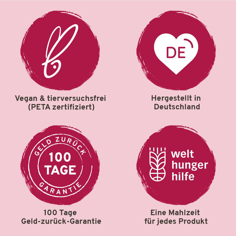 Highly dosed 600mg natural vitamin C from acerola extract and rosehip extract. 120 capsules in a 2 month supply. Highly usable, vegan + made in Germany. - NewNest Australia
