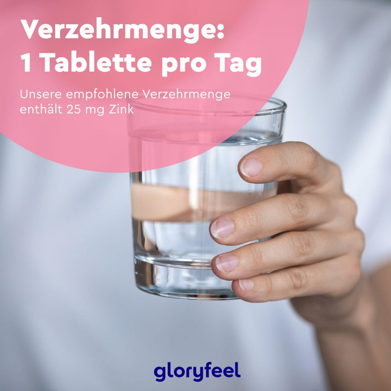 Zinc 25mg - 400 tablets - Premium zinc bisglycinate (zinc chelate) highly bioavailable - 25mg elemental zinc per tablet - Laboratory tested, vegan, made in Germany without additives - NewNest Australia