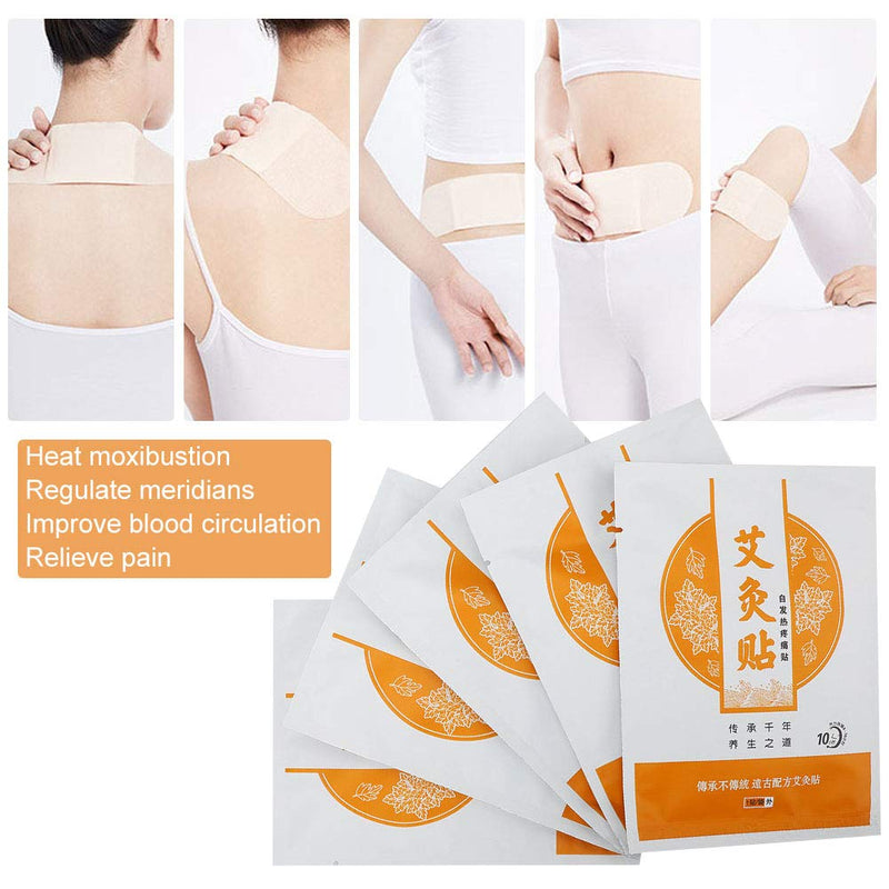 Moxibustion Patch, 5pcs Self-Heating Wormwood Patches Stickers for Knee Shoulder Indoor Outdoor Health Care Patches Moxibustion Heat Patch Moxibustion Stickers - NewNest Australia