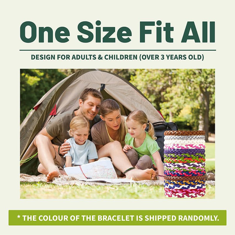Mosquito Repellent Bracelet 15 Pack, PandyCare Mosquito Bands for Adults, Kids & Babies - Premium Quality, DEET-Free Natural Wristbands, Protection Insects up to 300 Hours - NewNest Australia