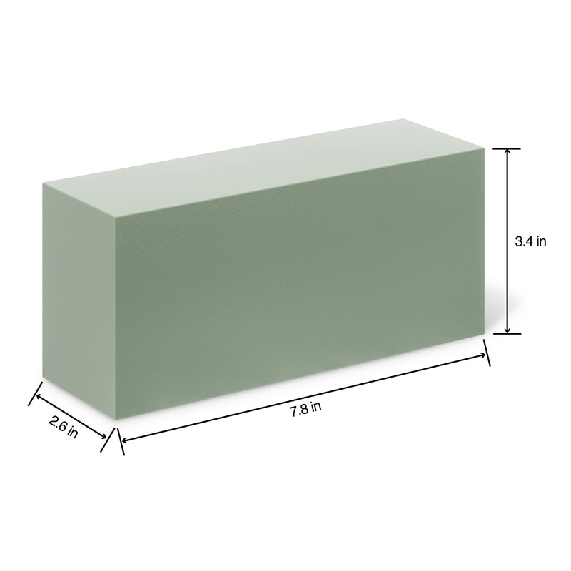 FloraCraft Floral Dry Foam 6 Piece Brick 2.6 Inch x 3.5 Inch x 7.8 Inch Green 2-5/8 x 3-1/2 x 7-7/8" - NewNest Australia