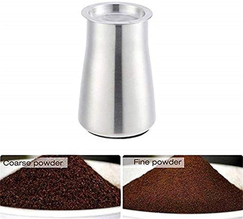 ComfZtar Coffee Sifter Coffee Sieve Fine Mesh Stainless Steel Container Pot Coffee Making Accessory(Black Teflon Surface) Black Teflon Surface - NewNest Australia