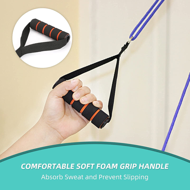 Fanwer Shoulder Pulley - Multi-Use Pulleys for Shoulder Rehab Over Door - Arm Rehabilitation Assisting Exercise Equipment for Rotator Cuff Recovery, Improve Flexibility Stretching, Range of Motion - NewNest Australia