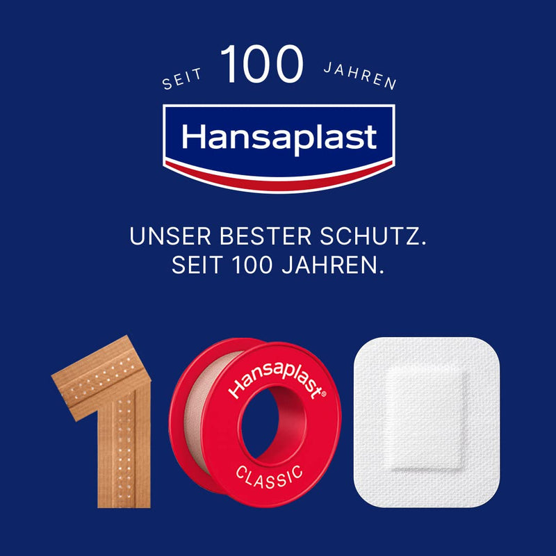 Hansaplast Sensitive Skin Plasters, Medium, Pack Of 20, Skin-Friendly And Hypoallergenic Wound Plasters With Bacteria Shield, Secure Adhesion, Painless To Remove - NewNest Australia