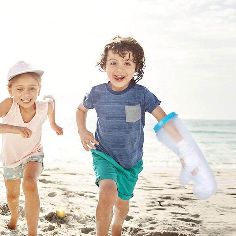 Kids Arm Cast Covers, Child Cast Protector for Shower, Waterproof Cast Cover Watertight Seal Keep Wound and Bandage Dry for Broken Arm, Wrist, Hand, Fingers, Left or Right Arm Arm Child - NewNest Australia