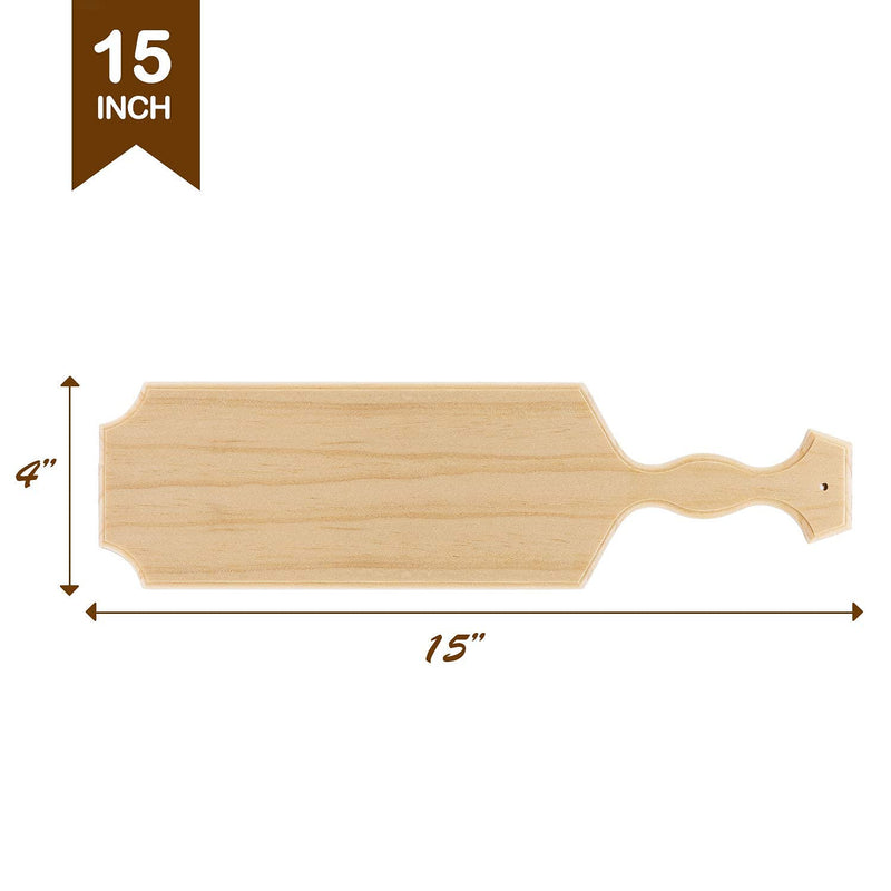 Battife Sorority Paddle - 15 Inch Unfinished Wooden Paddle, Greek Fraternity Paddles, Solid Pine Wood Paddles for Arts Crafts - NewNest Australia