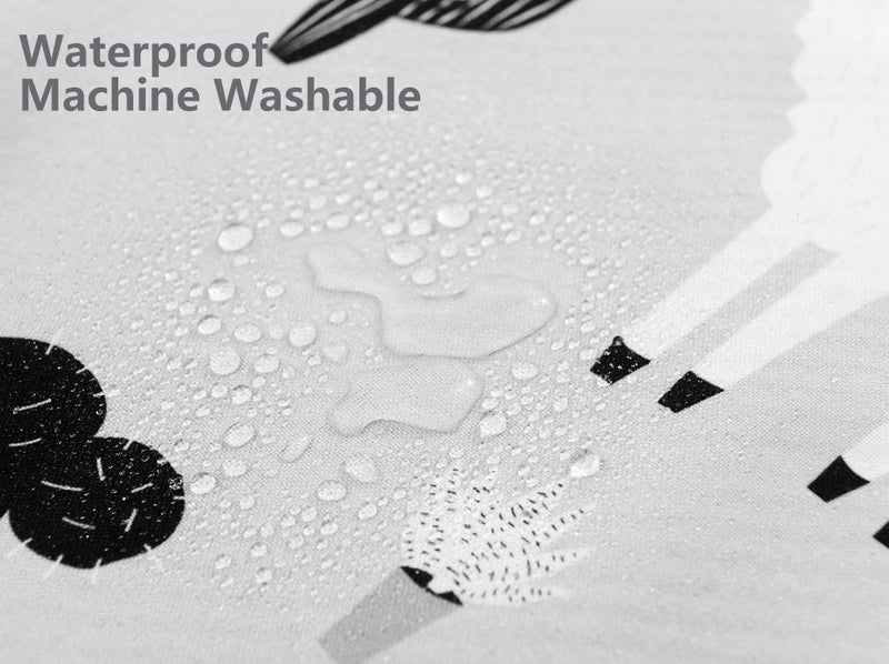 WOMUMON Splat Mat for Under High Chair/Arts/Crafts, 51" Waterproof Spill Mat Washable Non-Slip Floor Protector Splash Mat, Messy Mat and Table Cloth (Alpaca) Alpaca - NewNest Australia