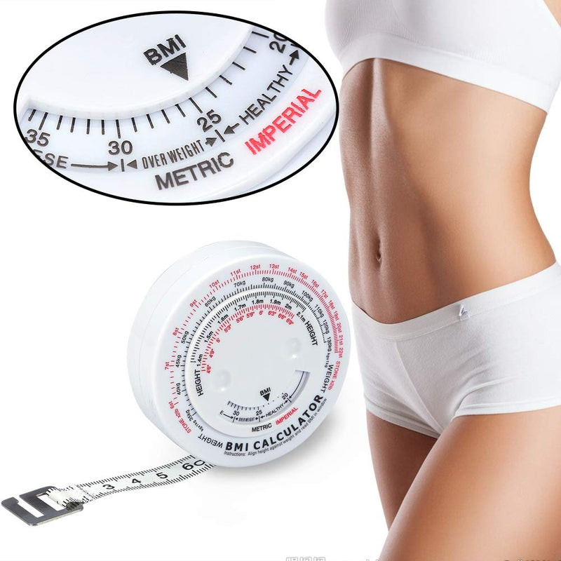 Bmi Tape Measure, Body Measuring Tape, Anatomical Bmi Tape Measure With Bmi Calculator For Weight Of Body Waist, Accurate Measurement, Strong Tension And Clear Printing - NewNest Australia