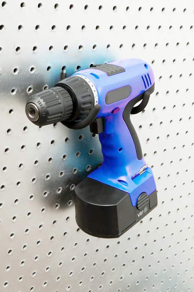 5PCS Pegboard Drill Holder Pegboard Double Hooks Drill Hook for Drill,Accessories Bag,Other Power Tools etc - NewNest Australia