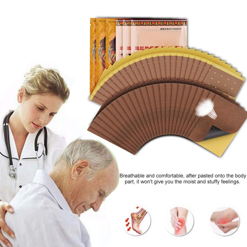 48pcs Pain Relief Patch Plaster, Plasters for Sore Muscles, Tiger Balm Pain Relieving Patch, Pain Relief Patch Medical Backache Neck Pain Joint Muscle Relieving Plasters - NewNest Australia