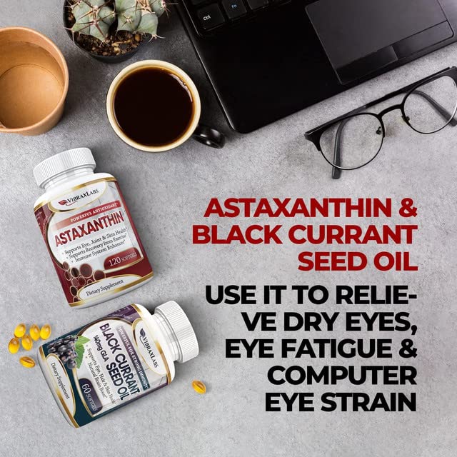 Astaxanthin 10mg Supplement / Best Pure Antioxidant from Microalgae, Helps Skin Care & Eye, Arthritic Joints, Healthy Aging, Boosting Energy, 120 Non-GMO Softgels - Premium Astaxanthin Supplements - NewNest Australia