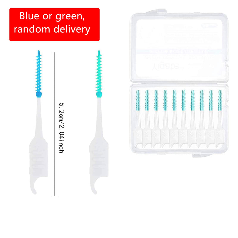 100 PCS Dual-Use Interdental Brushes Silicone Dental Picks Orthodontic Interdental Brush Toothpick Dental Tooth Flossing Dental Brushes Teeth Brush Picks Dental Toothpicks for Braces Oral Cleaning - NewNest Australia