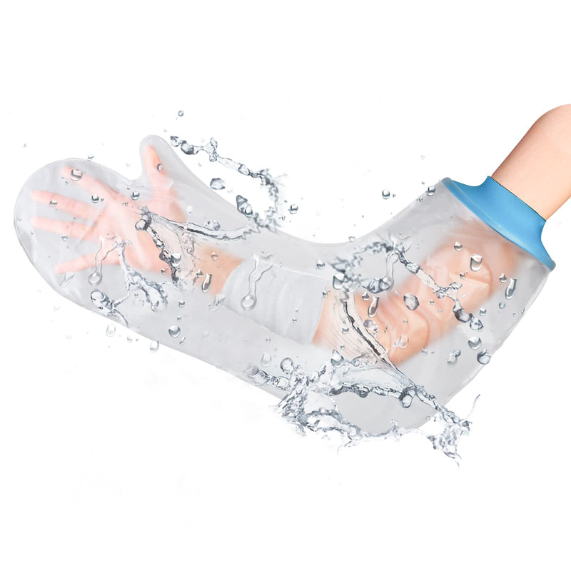 SUPERNIGHT Waterproof Cast Cover, Teenager Full Arm for Bathe Shower, Watertight Plaster Cast Bandage Protector for Arm, Wrist, Elbow and Hand Wounds(Long) Child Full Arm - NewNest Australia