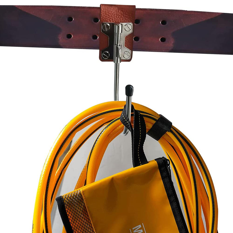 Qinwuwu Leather Drill Holder Belt Tool Hook Holster Spider Tool Holster Hammer Holder 2 Packs - NewNest Australia