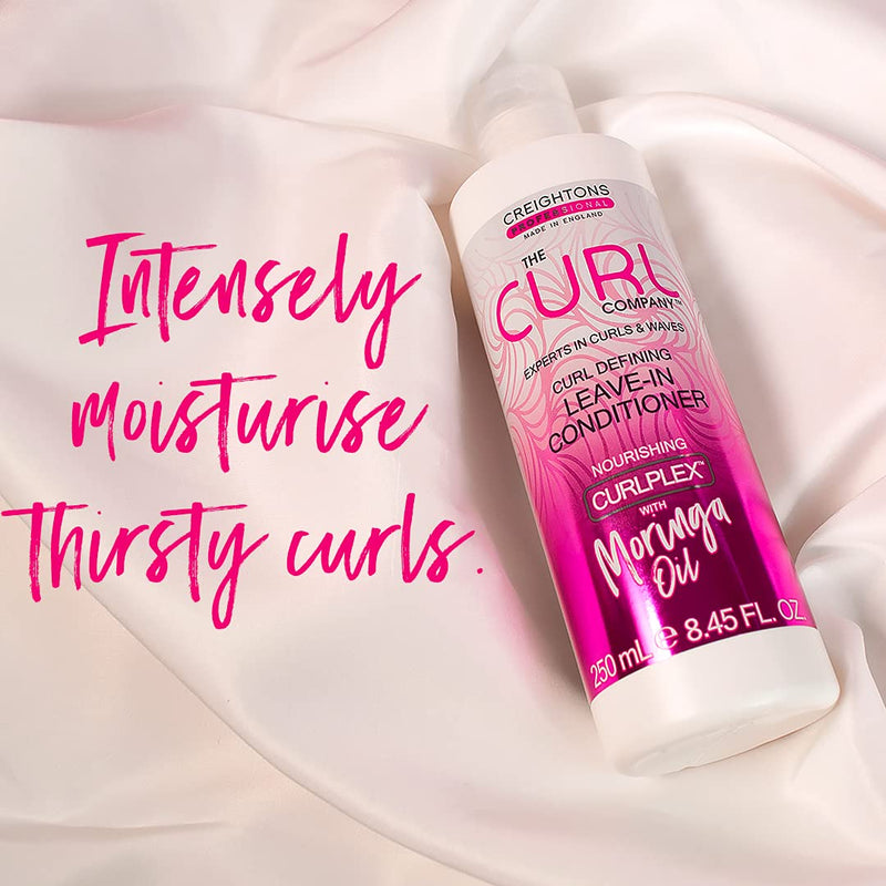 The Curl Company Curl Defining Leave-In Conditioner (250ml) - Professionally Formulated with Nourishing Curplex with Moringa Oil. Experts in Curls & Waves - NewNest Australia