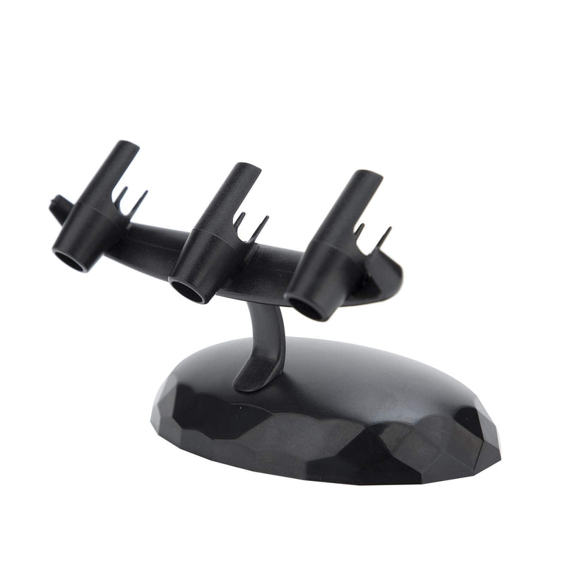Uouteo Airbrush Gun Holder Station Plastic Air Brush Stand Holds 3 Universal Airbrush Pens for DIY Art Painting Black - NewNest Australia