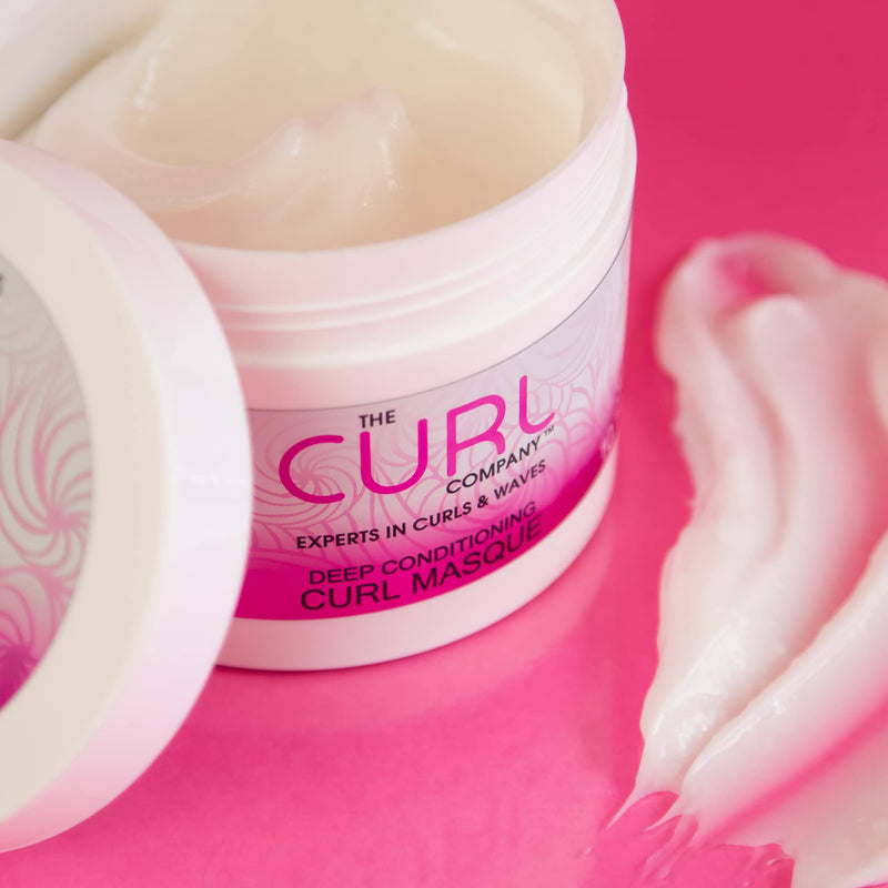 The Curl Company Deep Conditioning Curl Masque (300 ml) - Deeply Nourishes Dry damaged Curls, Ideal for Waves, Curls and Coils, Professionally Formulated with Curplex and Nourishing Moringa Oil - NewNest Australia