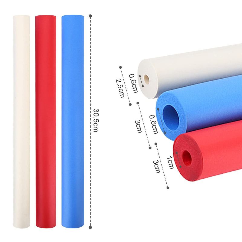 Foam Tubing for Utensil Handles, 6Pcs Non-Slip Pool Noodle Foam Tube Grip Utensils Razor Pen Foam Handle Cover Cutlery Grip Tube Foam Tubing for Disabled, Elderly - NewNest Australia
