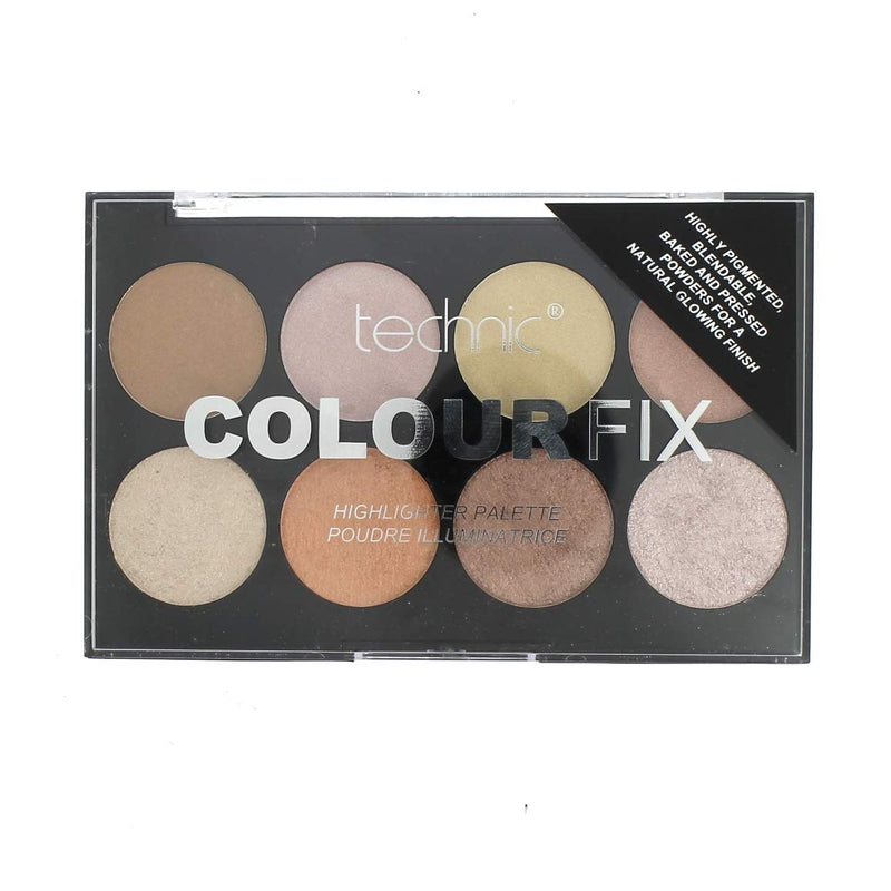 Technic Colour Fix Highlighter Palette, Pack of 8 - NewNest Australia