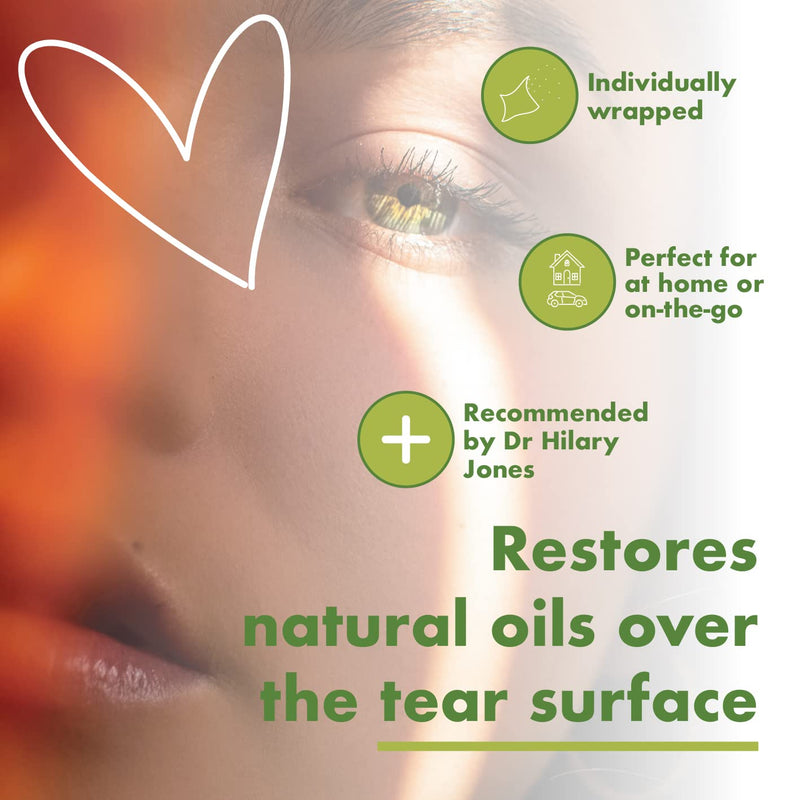 The Eye Doctor Tea Tree Oil Eye Cleaning Cloths - 80 Wipes For Single Use - Suitable For Sensitive Eyes, Dry Eyes, Blepharitis, Mgd & Demodex - Environmentally Friendly, Biodegradable - NewNest Australia