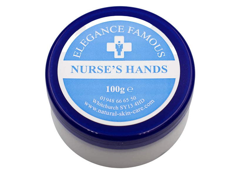 Nurses Hand Cream 100g by Elegance Natural Skin Care Nurse Nurses GP Hospital Doctor Hospital Medical - NewNest Australia