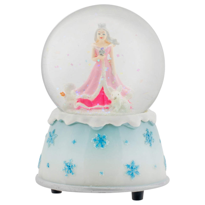 NewNest Australia - Elanze Designs Musical 80MM Water Globe (Winter Princess in The Snow) 