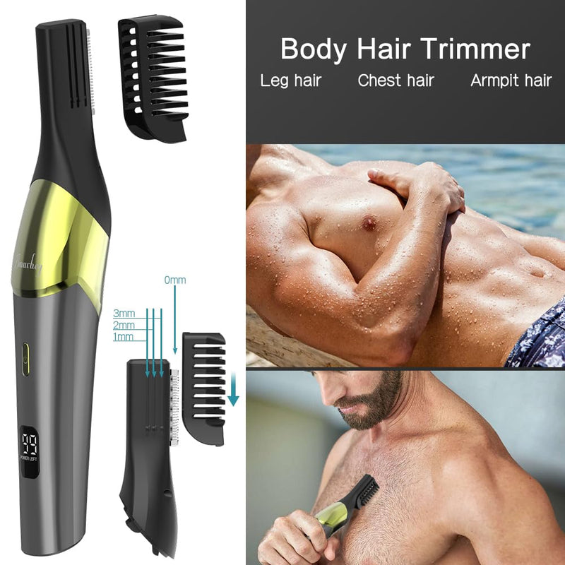 11-in-1 beard trimmer, trimmer/hair trimmer for men, hair clipper, all-in-one beard care body groomer set for face/hair/body, 80 minutes running time, gift for husband, including travel case - NewNest Australia