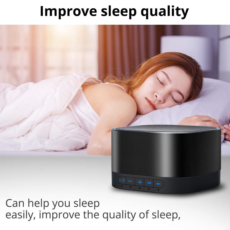 Magicteam Sound Machines White Noise Machine with 20 Non Looping Natural Soothing Sounds and Memory Function 32 Levels of Volume Powered by AC or USB and Sleep Sound Timer Therapy for Baby Kids Adults - NewNest Australia