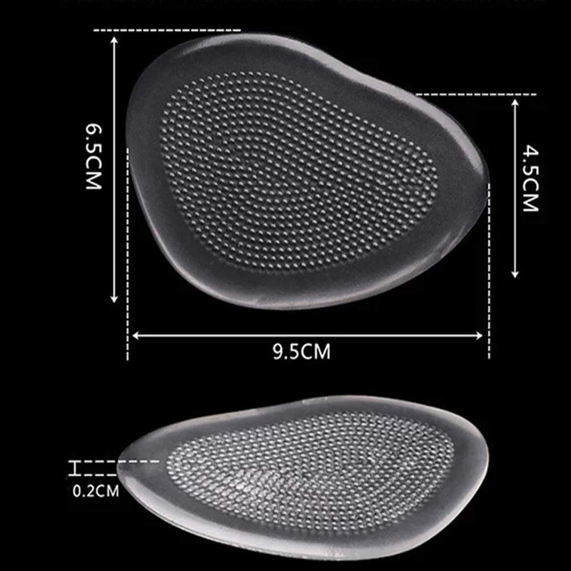 Gel Insoles for Women (4 Pieces), Rapid Pain Relief Ball of Foot Cushions Forefoot Shoe Cushions Party Shoes High Heel Gel Pads, Rapid Pain Relief 2 Pairs - NewNest Australia