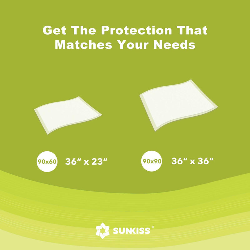 Sunkiss Trustplus Incontinence Pad 90 X 90 Cm, Absorbent Incontinence Pad, Baby Changing Mat, Bed Pad Incontinence Disposable, Training Pad For Puppies, Pack Of 10 - NewNest Australia