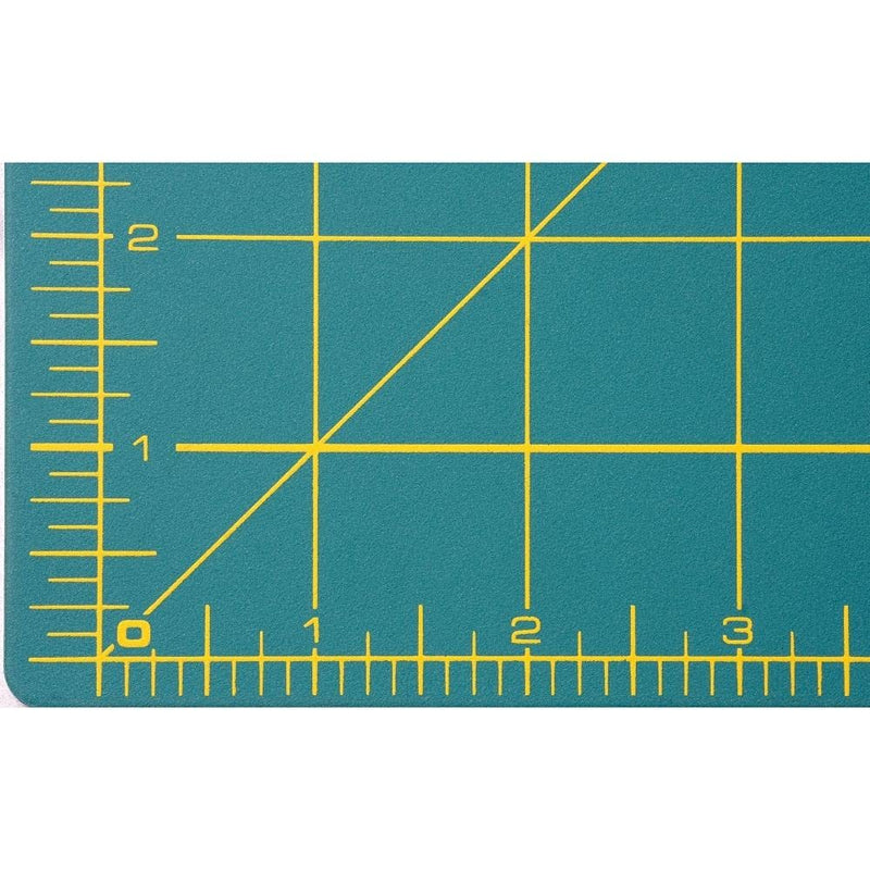 OLFA 18" x 24" Self Healing Rotary Cutting Mat (RM-SG) - Double Sided 18x24 Inch Cutting Mat with Grid for Quilting, Sewing, Fabric, & Crafts, Designed for Use with Rotary Cutters (Green) 18 Inches - NewNest Australia