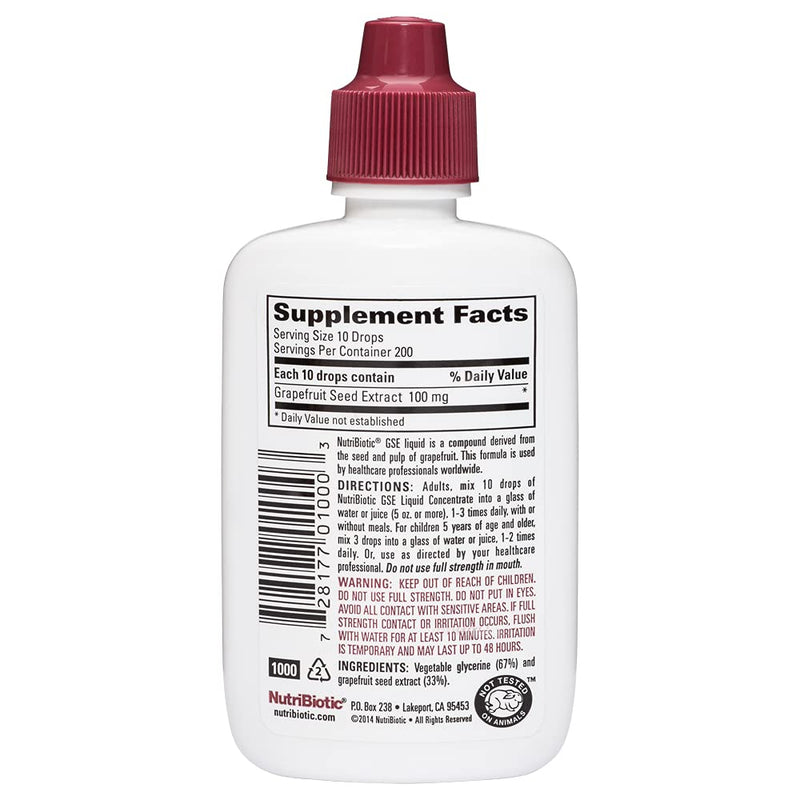 NutriBiotic – GSE, 2 Oz Liquid | The Original Grapefruit Seed Extract Premium Concentrate with Bioflavonoids | Potent Immune & Overall Health Support | Vegan, Gluten Free, Non-GMO - NewNest Australia