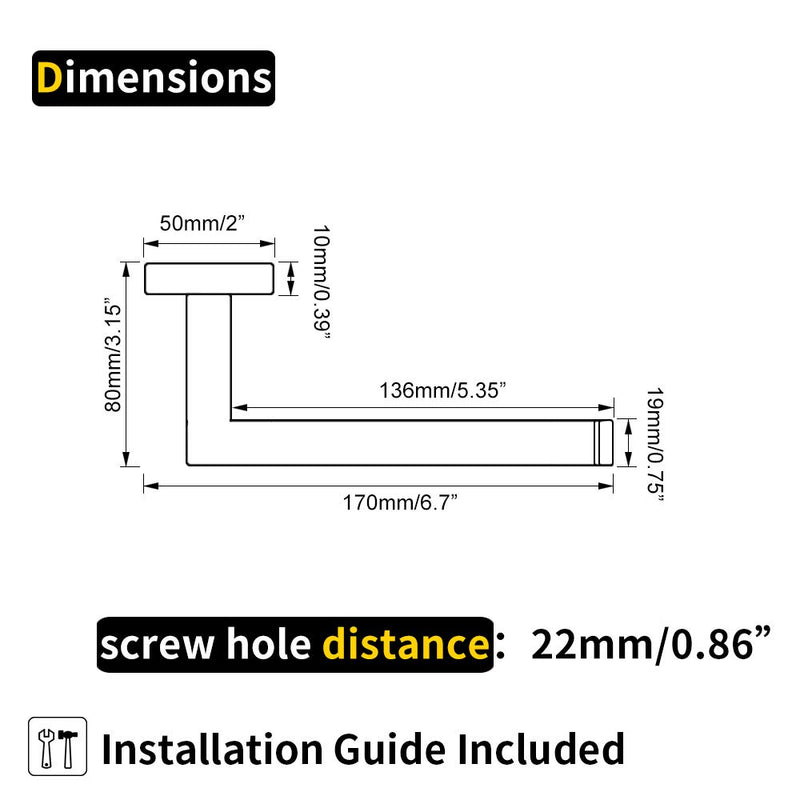 GERZWY SUS 304 Stainless Steel Bathroom Toilet Paper Holder Tissue Roll Holder Wall Mount Brushed PVD Zirconium Gold Finish IG1805-BZ - NewNest Australia