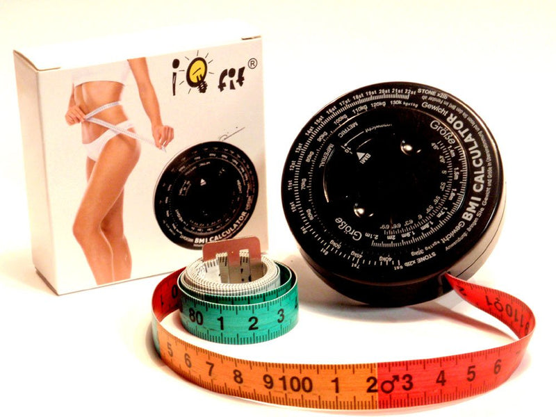 BMI tape measure "Black Edition" with German labeling - NewNest Australia