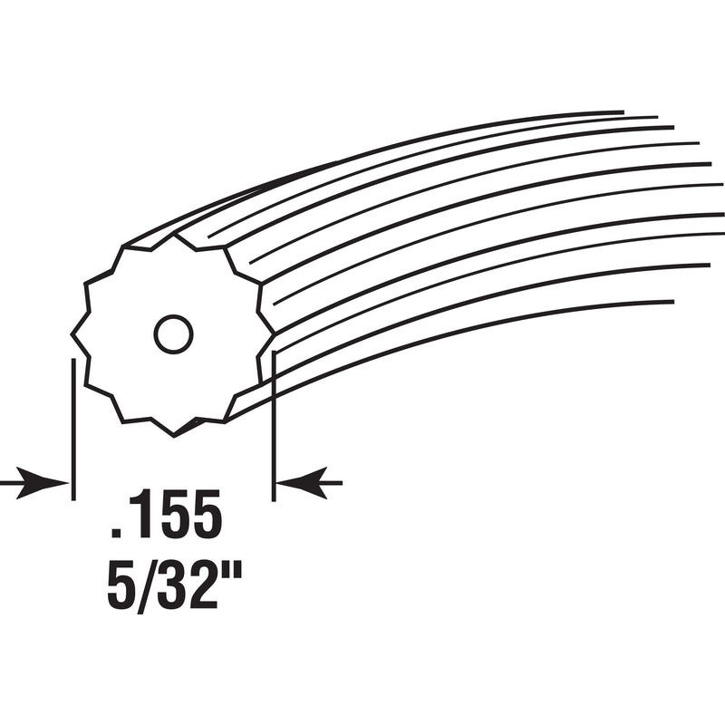 Prime-Line Products P 7520 Screen Retainer Spline, .155-in, 25-ft, Black - NewNest Australia