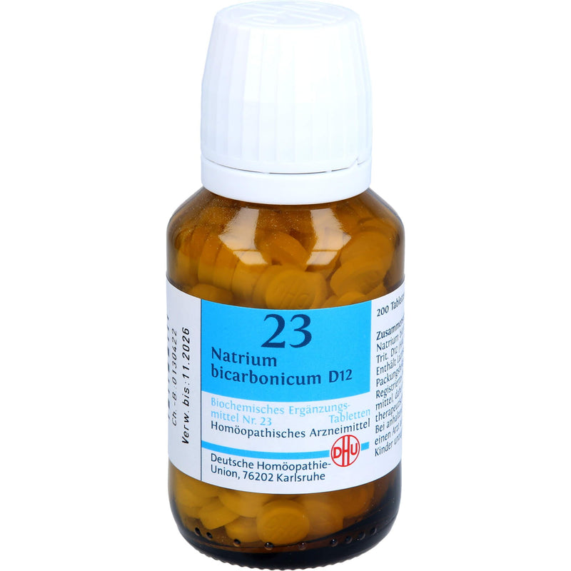 DHU Schüßler salt No. 23 sodium bicarbonicum D12 tablets, 200 tablets - NewNest Australia