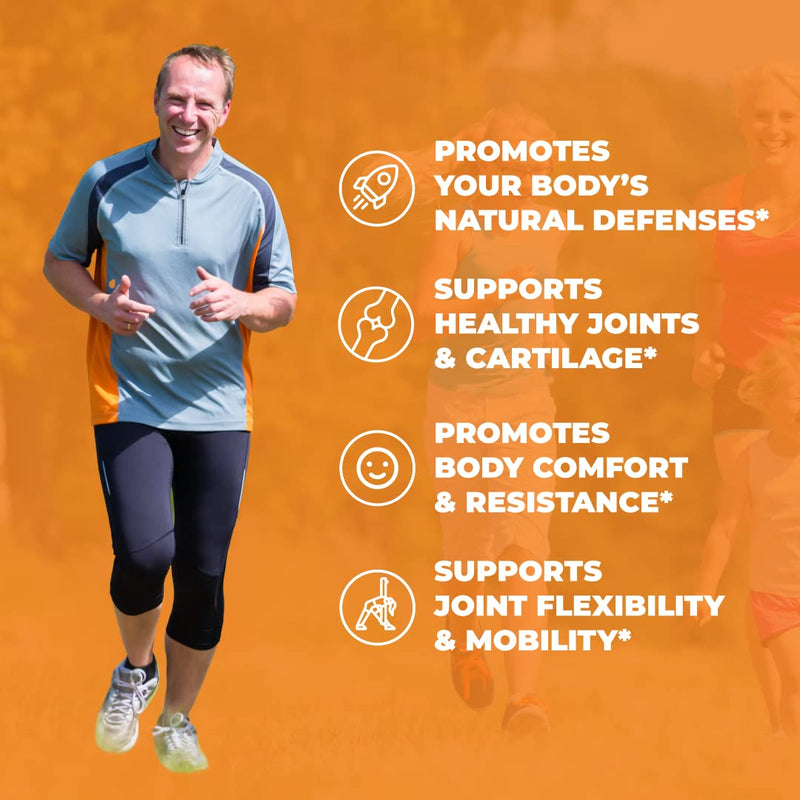 Glucosamine Sulfate with Hyaluronic Acid, Bioperine, MSM & Boswellia - Occasional Joint Discomfort Relief Supplement. Aids Healthy Inflammatory Response. Anti-Oxidant Pills for Back, Knees and Hands - NewNest Australia
