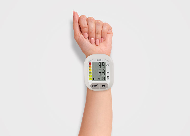 HoMedics TheraP Automatic Wrist Blood Pressure Monitor - Quick, Compact and Portable, Detects Irregular Heartbeat with Arrhythmia Detection, Systolic/Diastolic Pressure and Pulse Rate - NewNest Australia