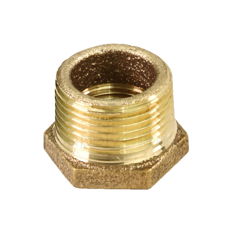 Supply Giant CSCV1124 1-1/2'' Male x 1 Inch Female NPT Lead Free Bushing, Fitting with Hexagonal Head Brass Construction Higher Corrosion Resistance Economical & Easy to Install, 19 - NewNest Australia