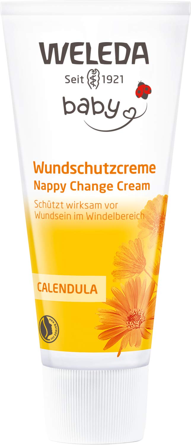 Weleda Organic Baby Calendula Wound Protection Cream 75Ml - Natural Cosmetics Baby Care Diaper Cream Protects Sensitive Baby Skin In The Diaper Area. Natural Skin Care Helps With Irritated Skin & Diaper Rash - NewNest Australia