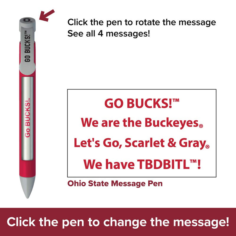 Greeting Pen Ohio State Buckeyes 5" X 8.25" Notebook / 2 Pen Set (1243M2) - NewNest Australia