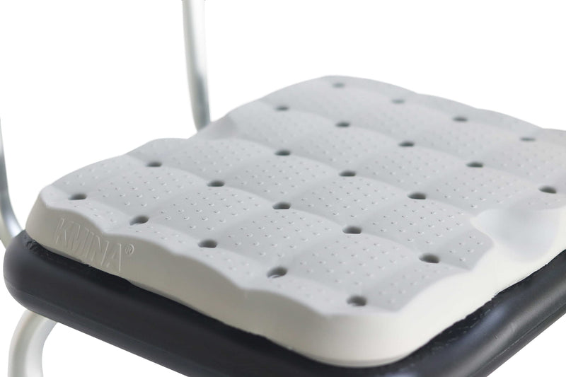 KMINA - Shower Chair Cushion (15.5"x12.5"x1.3", Stool Not Included), Bath Seat Cushion Adult, Shower Seat Cushion Waterproof, Kneeling Pads for Gardening, 100% Waterproof Foam - Made in Europe - NewNest Australia