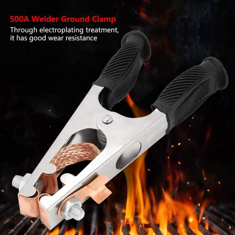 FTVOGUE 500A Welding Clamps Electroplated Welding Earth Clamp for Manual Welder Copper(US type) US type - NewNest Australia