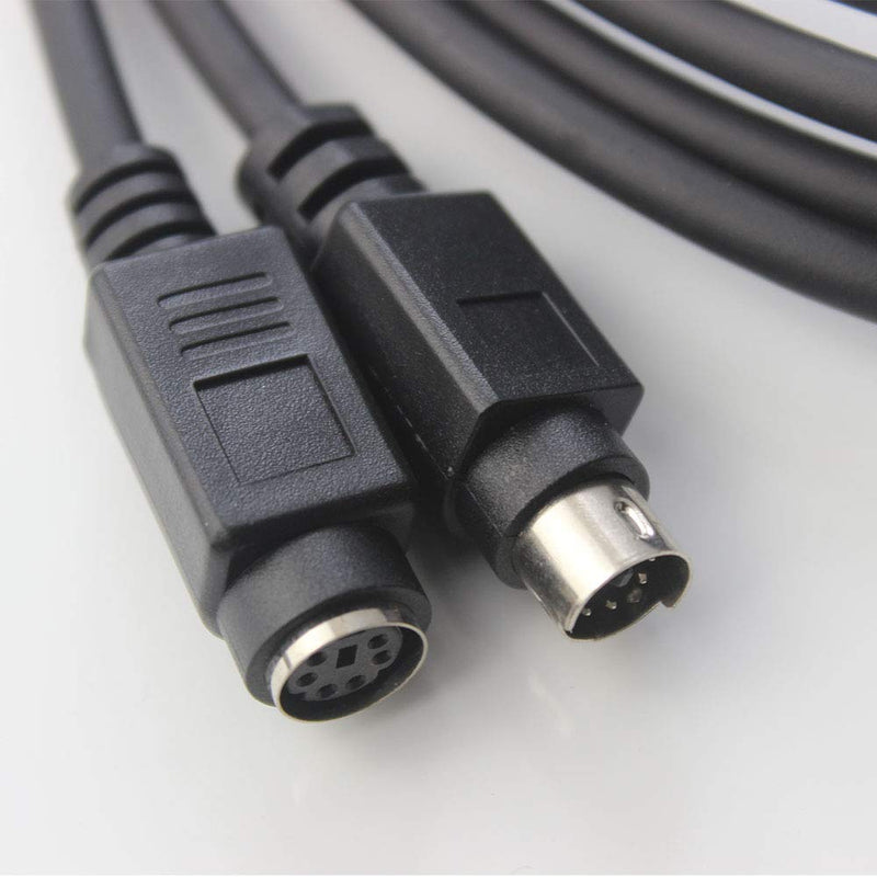 PS/2 KBW Keyboard Wedge Barcode Scanner Cable Compatible with Metrologic MS7120 MS9540 MS5145 MS1690 PS2 Keyboard Wedge Cable - NewNest Australia