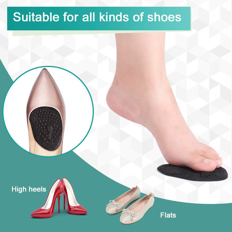 Insoles Forefoot High Heel Cushion, Forefoot Pad, Metatarsal Pads, Bunion Pads, Insoles For High Heels, Shoes, Pain Relief For Women And Men, Self-Adhesive Silicone Gel, 2 Pairs - NewNest Australia