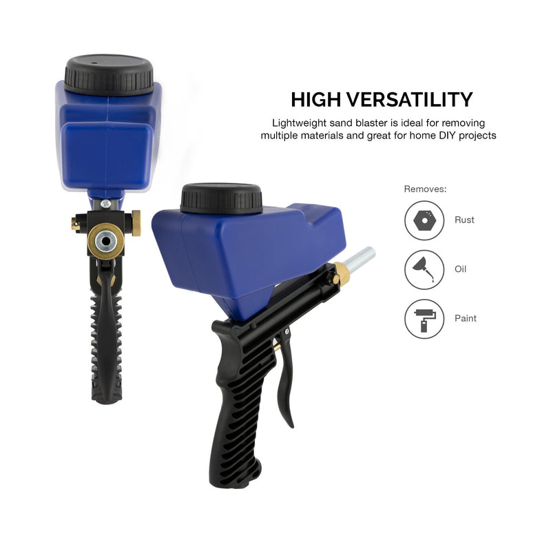 NEIKO 30068A Air Sand Blaster Gun | Remove Paint, Rust, Stains, and Grime on Surfaces | Gravity Feed | Replaceable Steel Nozzle - NewNest Australia