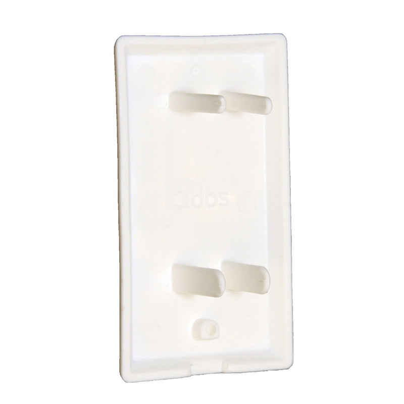 Qdos StayPut Double Outlet Plug Cover - One Plug Covers both Outlets! - Secure Fit and Beveled Edges Prevent Small Fingers from Removing Unlike Inferior Products| Fits All Outlets | 6 pack | White 6 Pack - Double Outlet Cover - White - NewNest Australia