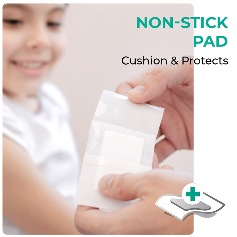 Medrull Sterile Wound Dressing, 6 X 7 Cm, Sterile Wound Plasters, Ultra Pore, Strong Adhesion, Protects Against Cuts And Scratches, Individually Packed, Pack Of 50 - NewNest Australia